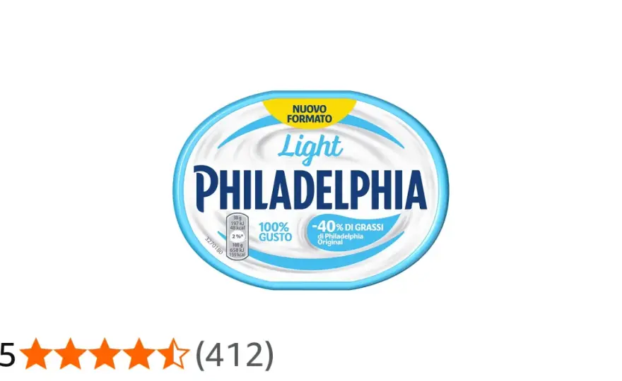 Calorie Philadelphia Original e Light - quante ce ne sono?